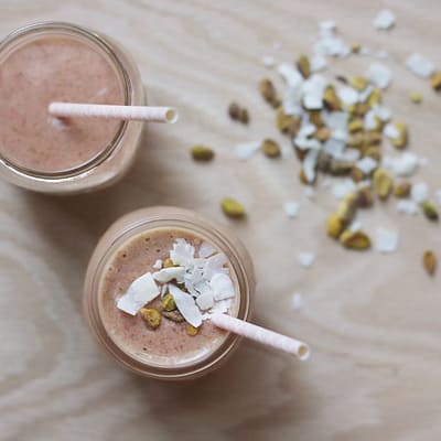 Hormone Balancing Strawberry Smoothie