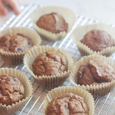 Vegan Einkorn Pumpkin Muffins