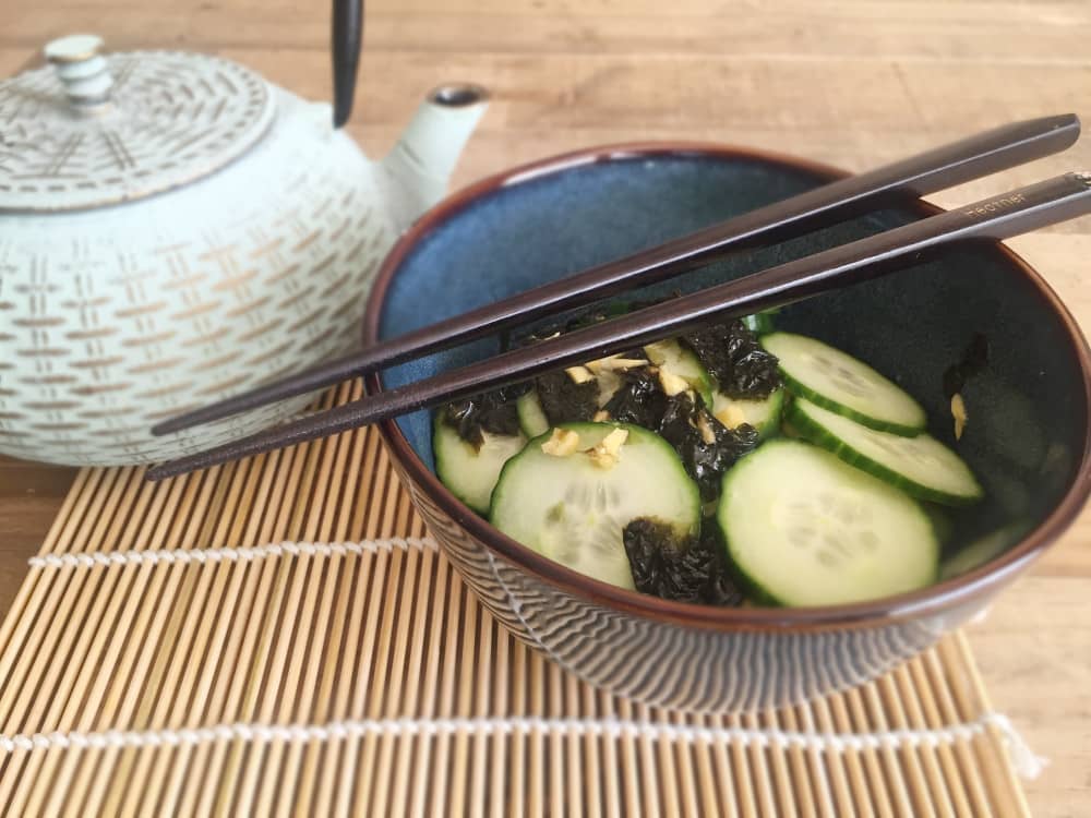 Japanese Inspired Cucumber Salad