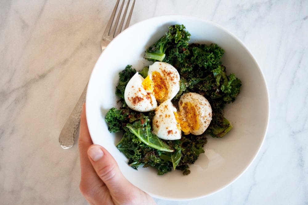 Green Kale & Eggs